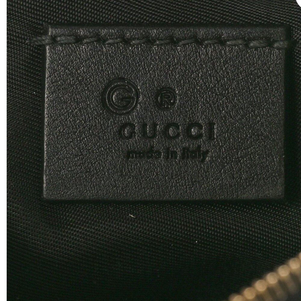 Gucci Microguccissima Key Ring Coin Case Black - Picture 4 of 8